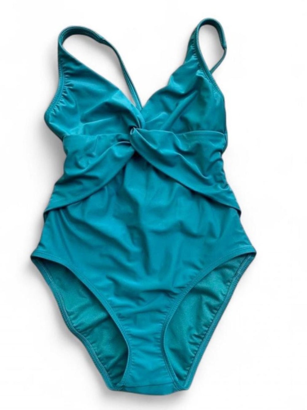Sculptured Mermaidcore Minimalist Bleu Rod Beattie Aqua One Piece Swimsuit